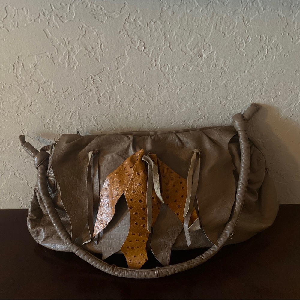 Price Drop! Vintage 80's Shoulder Bag By Elegance Clutch handbag Large. Italy